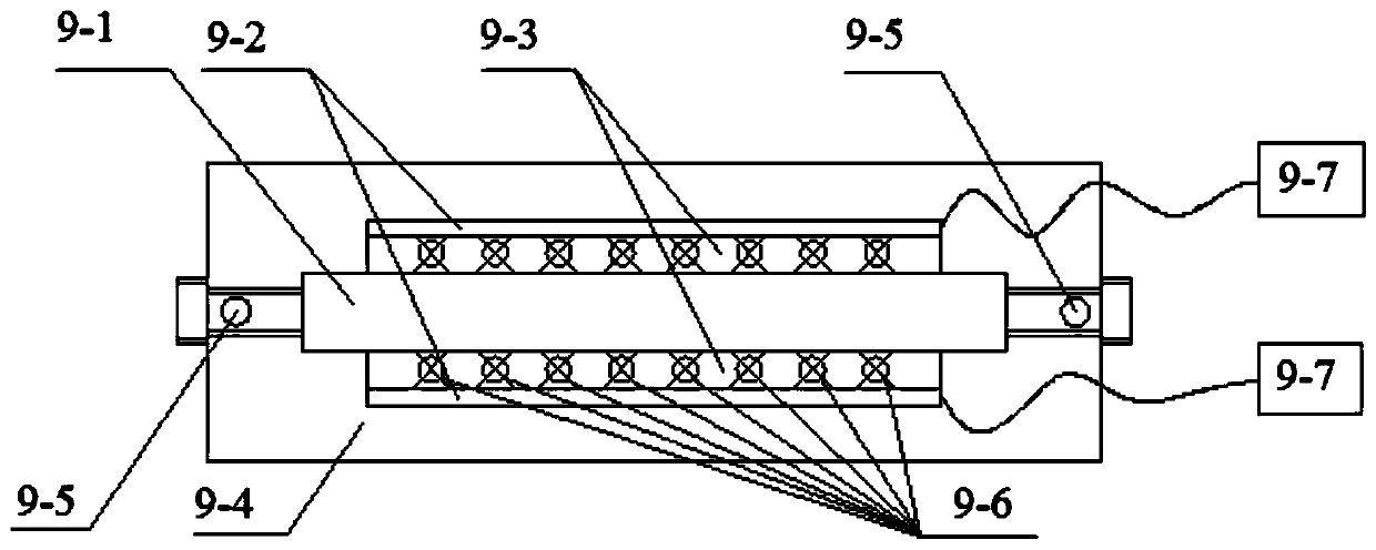 A test device for testing the performance of heat exchangers in the large Reynolds number range at low temperature