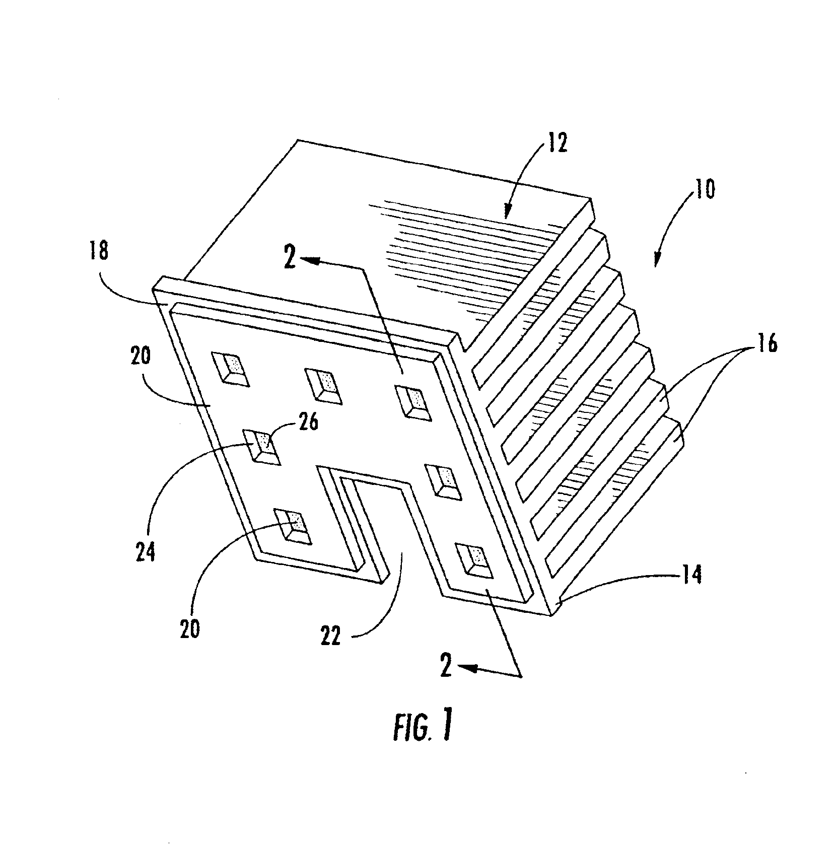 Structure and method of attaching a heat transfer part having a compressible interface