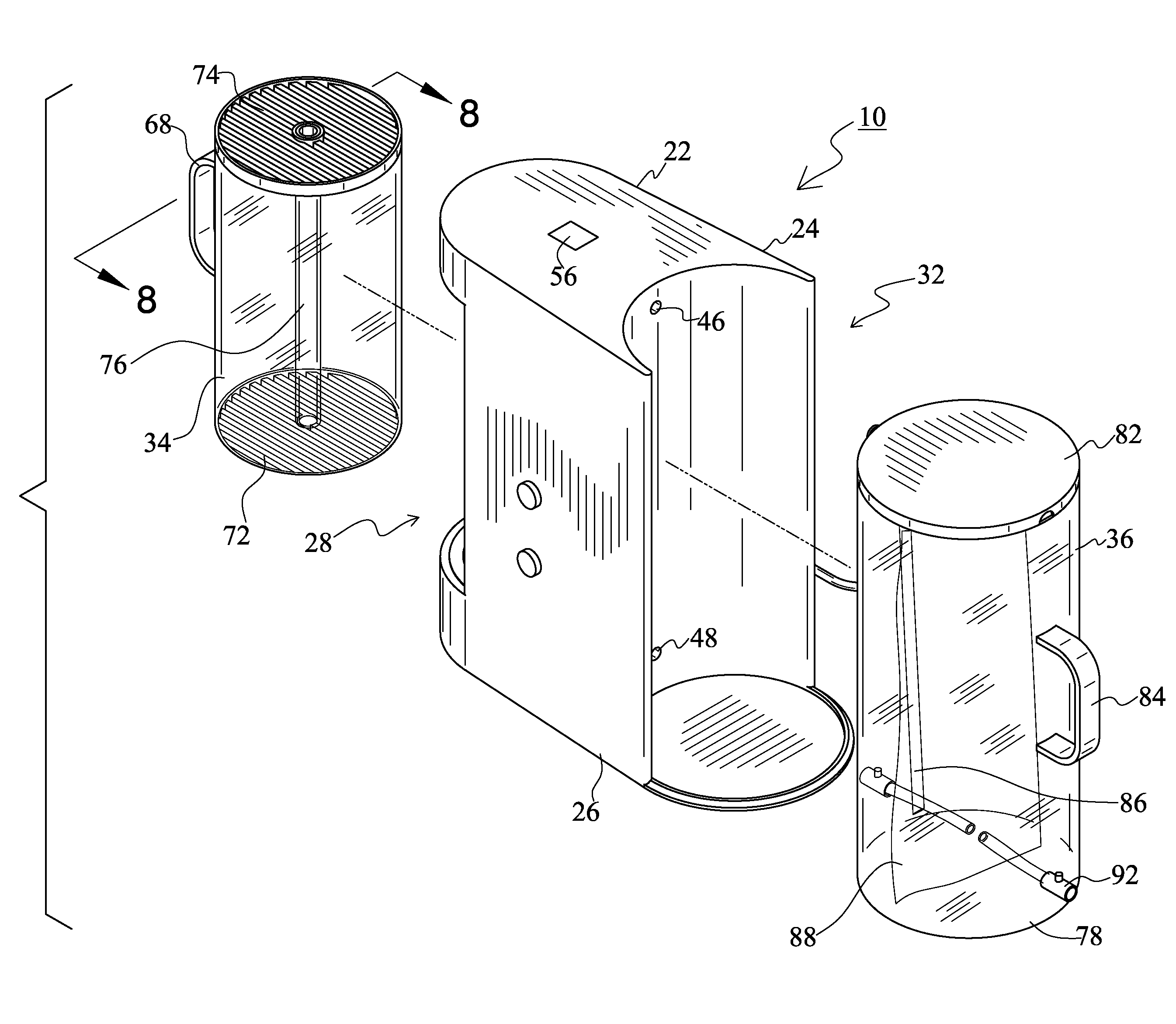 Apparatus for washing and sanitizing articles for an infant