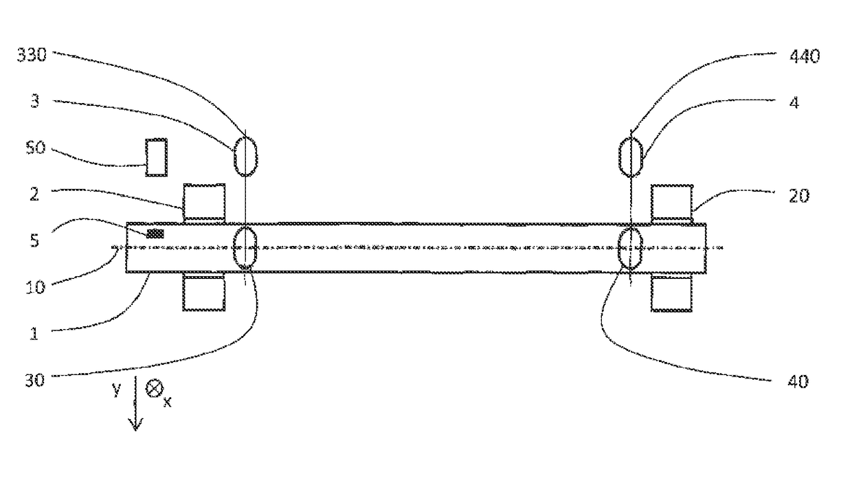 Method for determining current eccentricity of rotating rotor and method of diagnostics of eccentricity of rotating rotor