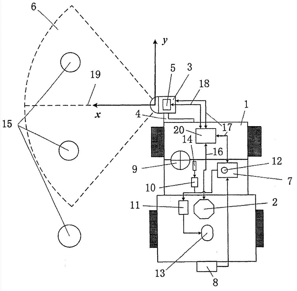 Fruit-tree positioning map constructing device and method