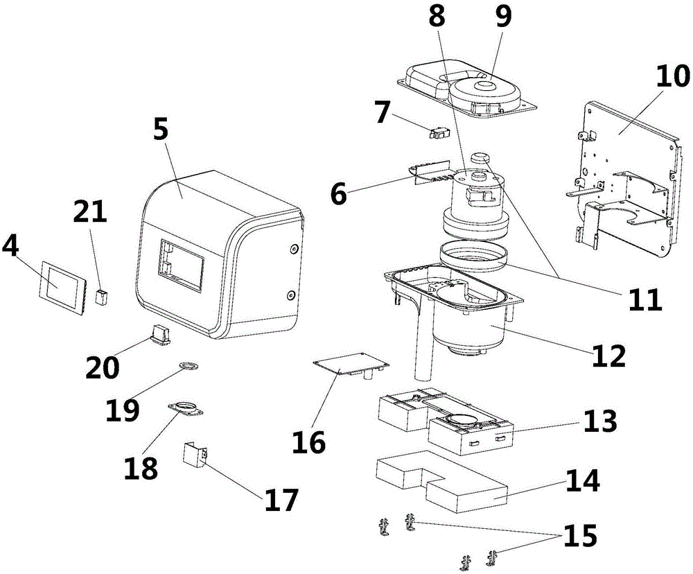 Hand drier with video and audio downloading and playing function and body and hair drying function and control method thereof