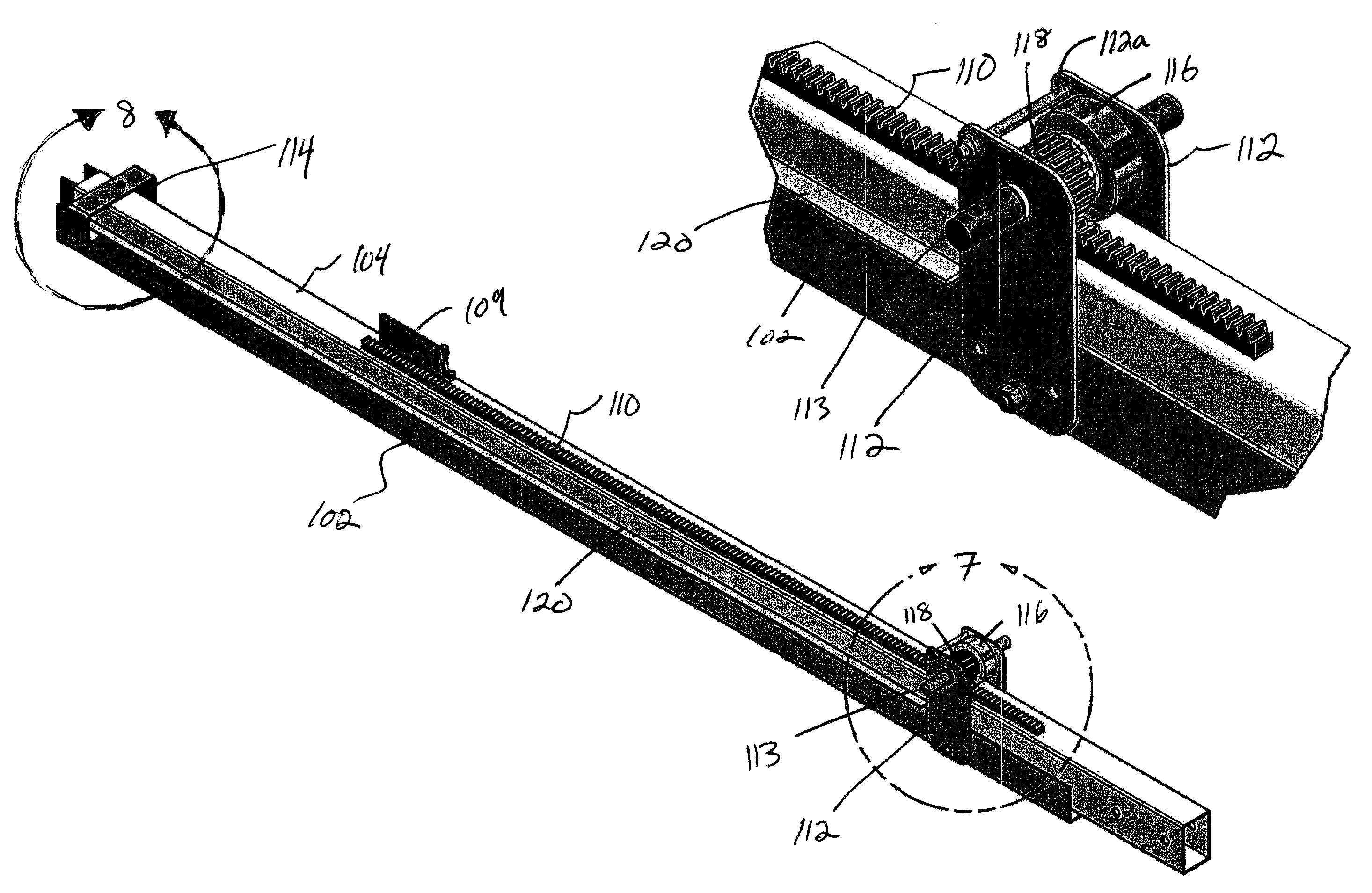 Single roller slide-out mechanism
