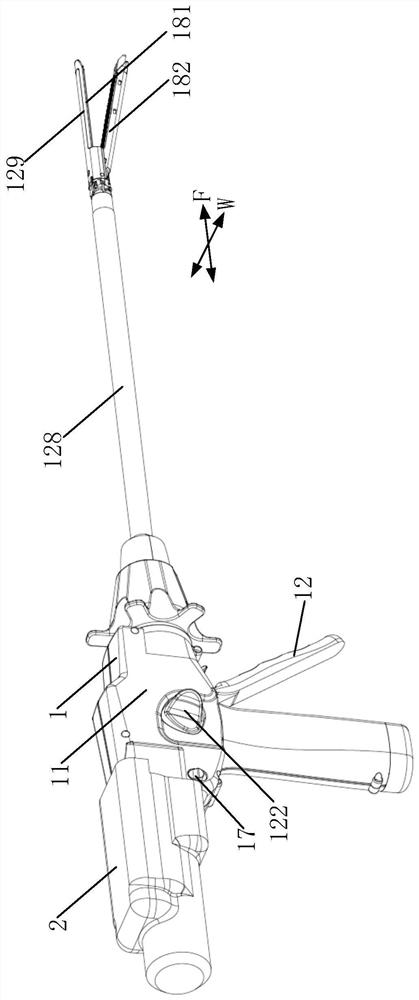 Electric anastomat with detachable power module and power module shell