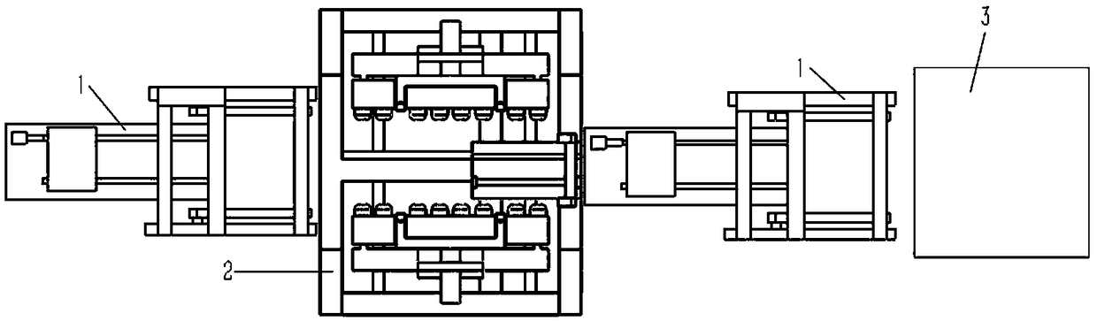 PCB circuit board printing process and production line thereof