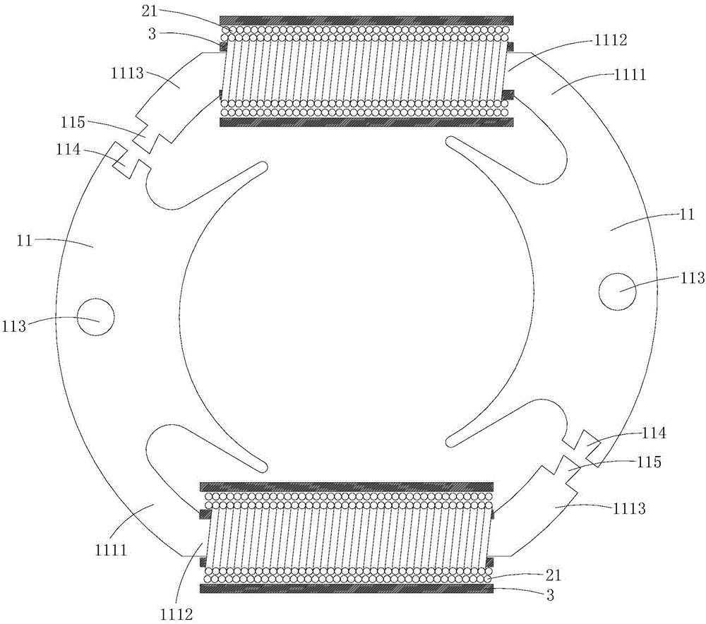 Series motor, stator iron core and stator thereof, and manufacturing method of stator
