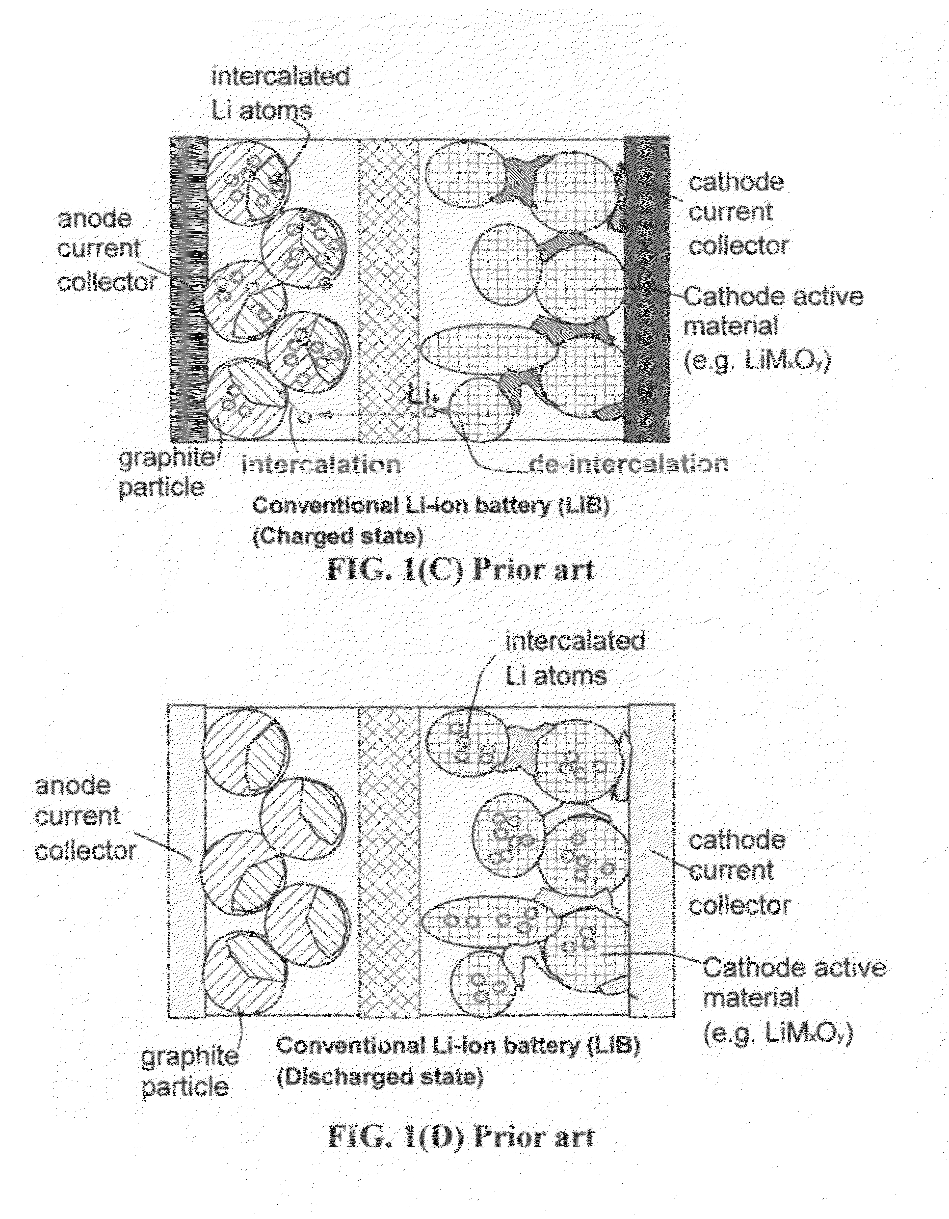 Lithium-ion cell having a high energy density and high power density