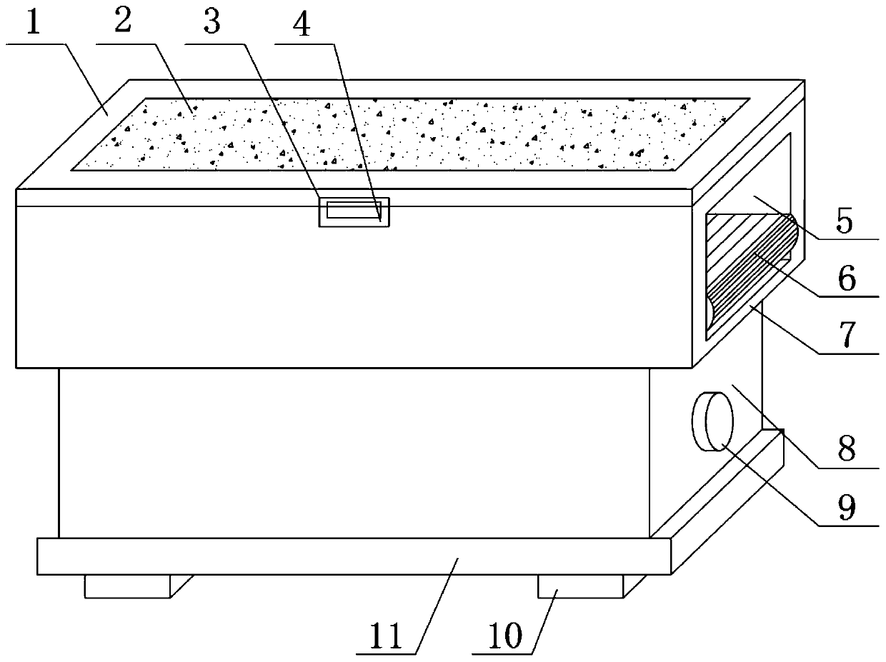 Roller internal water cooling device for rolling mill accessory machining