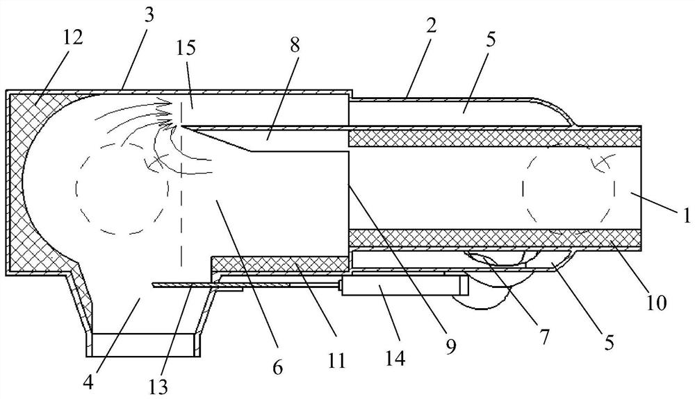 Picking execution end device with three-stage buffering