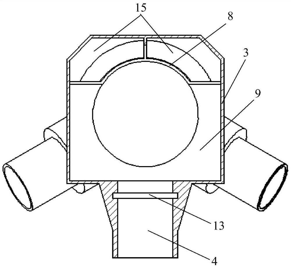 Picking execution end device with three-stage buffering