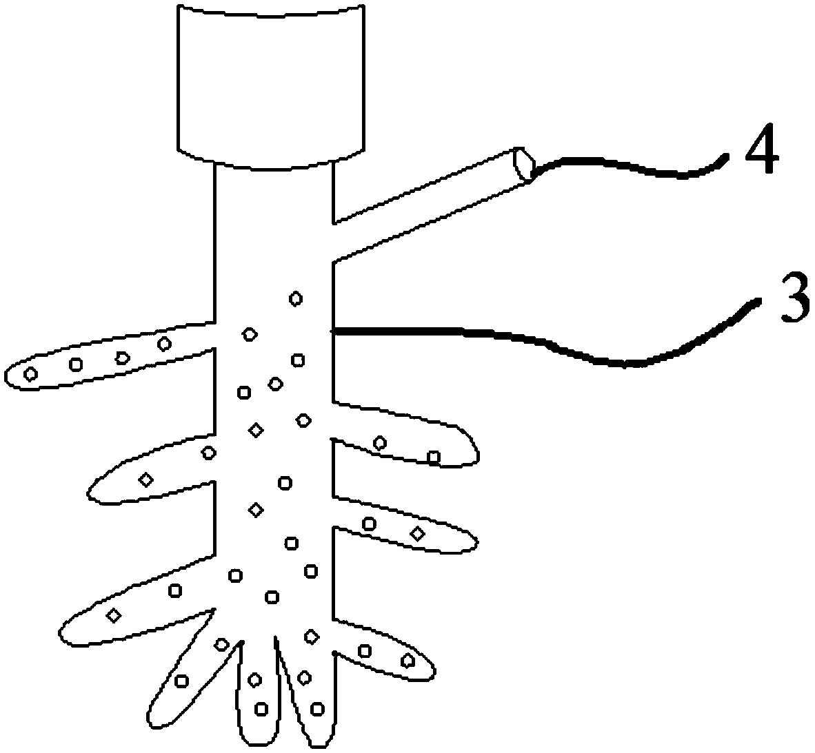 Seed dressing and sowing integrated device