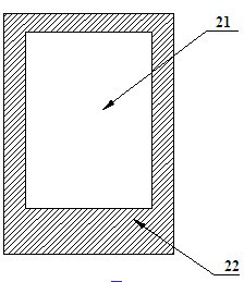 Novel ITO (indium tin oxide) through hole integrated capacitive touch screen and production method thereof