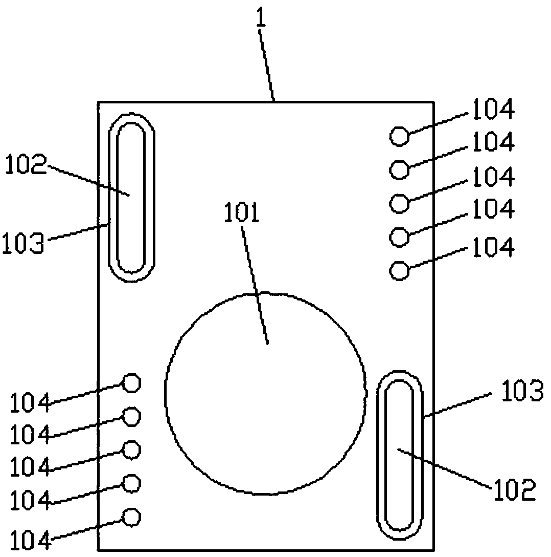 Adjustable two-way bearing block of textile machine