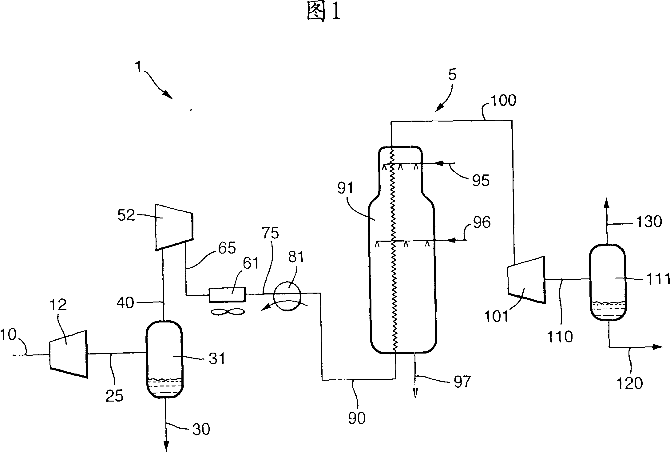 Method and apparatus for liquefying a natural gas stream