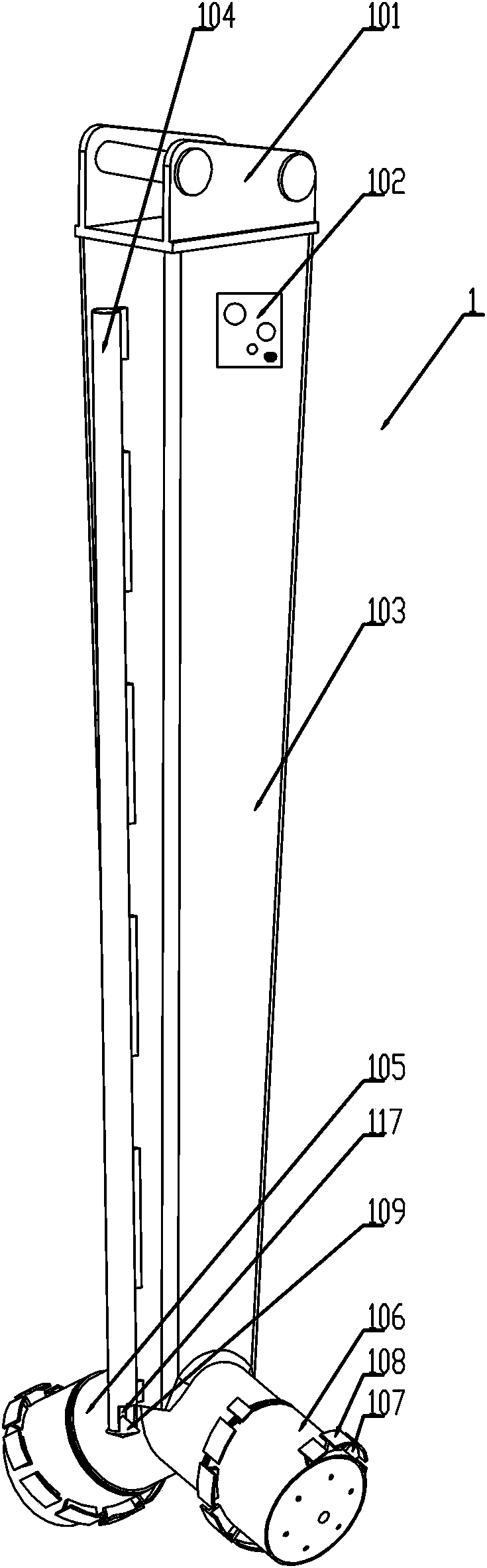 Contaminated soil in-situ solidification stabilizing treatment system and method