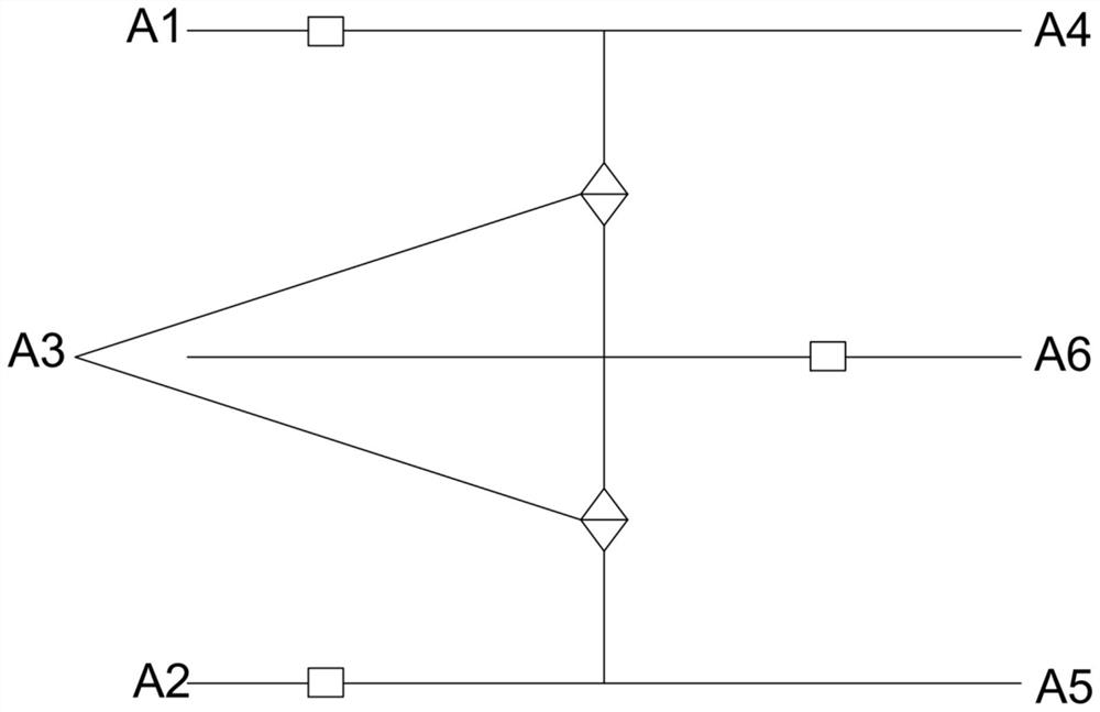 Production device and method for gasified wastewater crystal salt