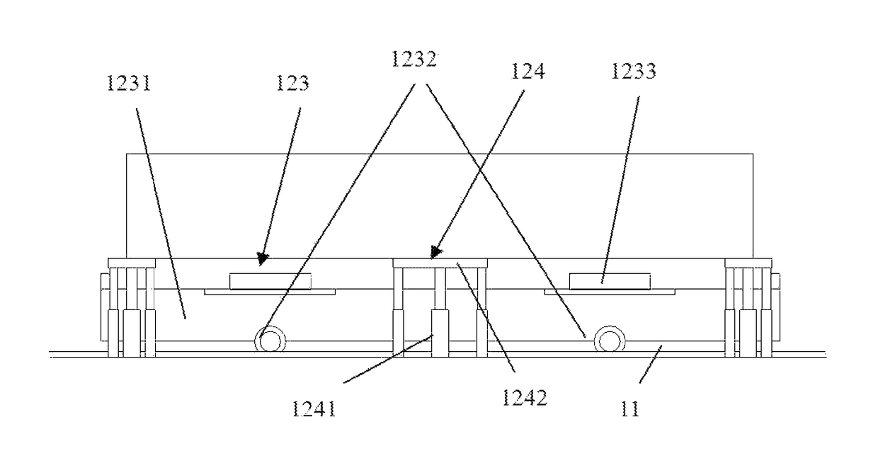 Shuttle van system for container terminal and method for transporting containers using same