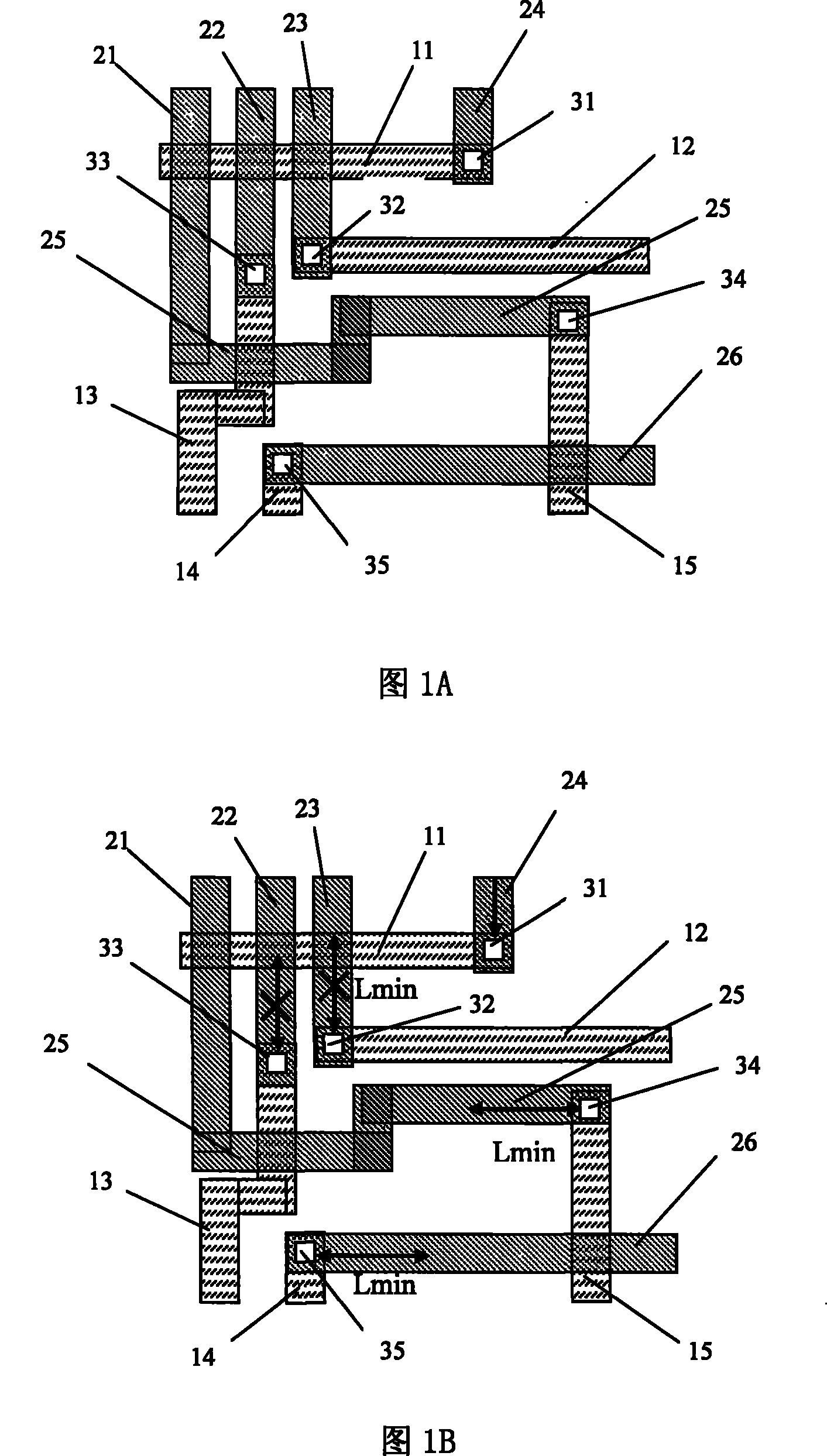 OPC correcting method for forming auxiliary through hole