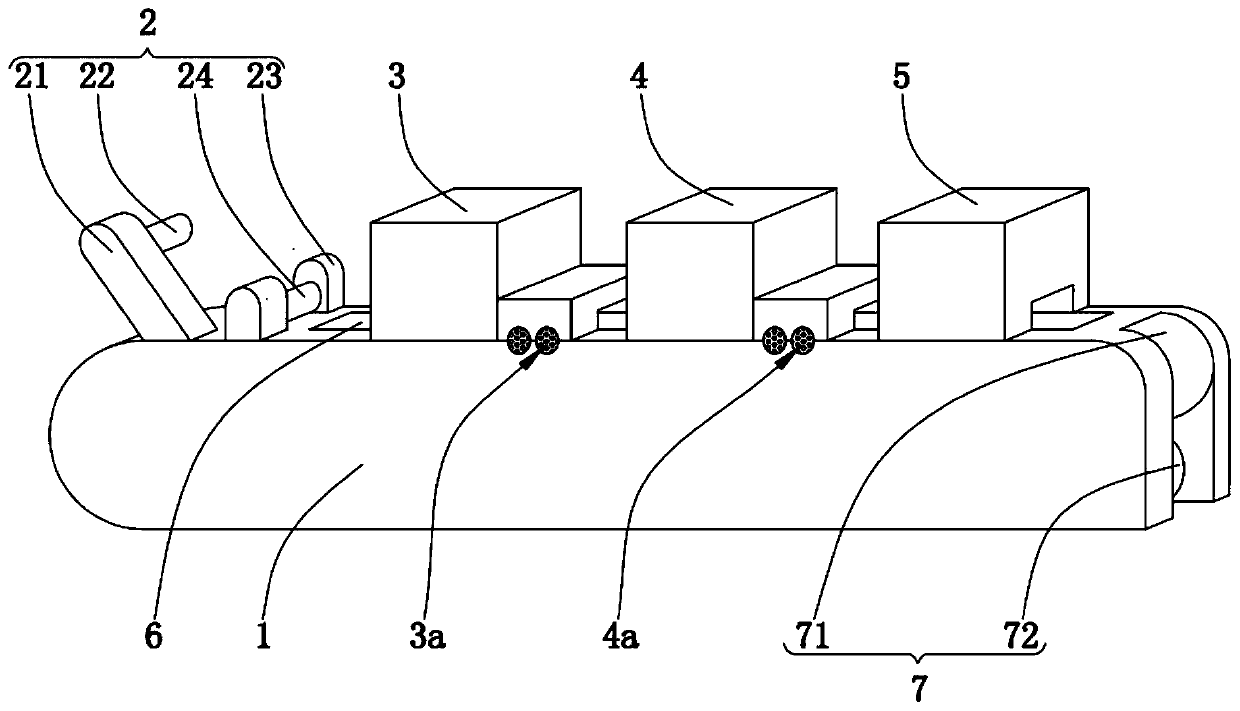 A continuous production and processing technology of coating, bronzing and embossing for papermaking