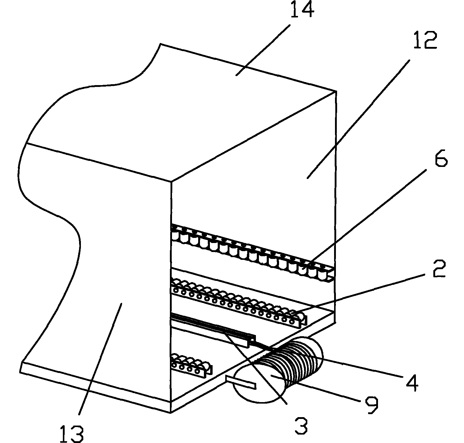 Full-automatic transport vehicle carriage device