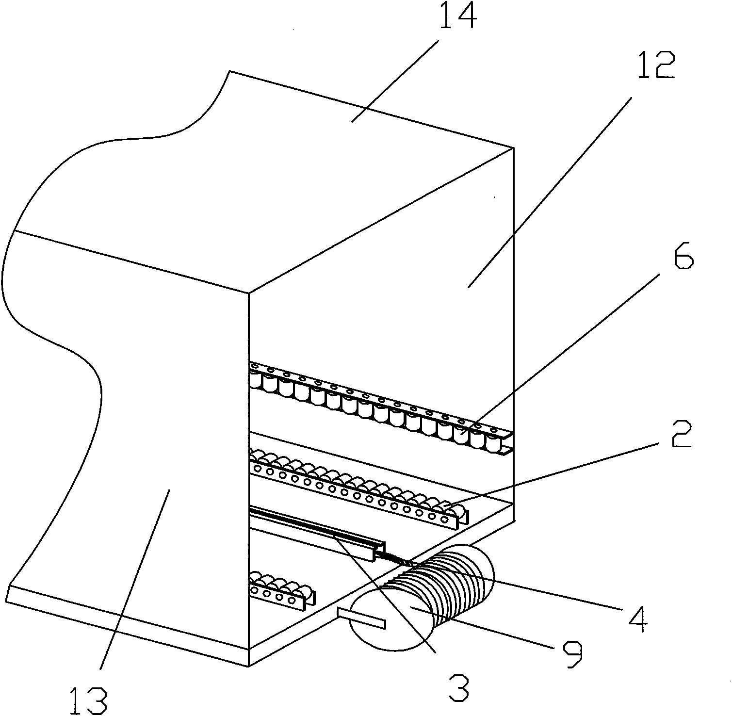 Full-automatic transport vehicle carriage device