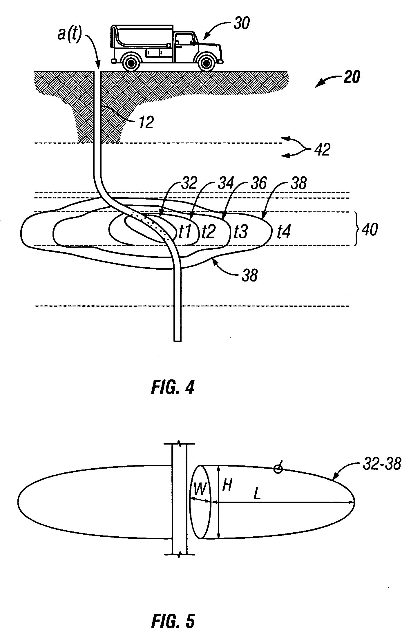 Method and apparatus and program storage device for front tracking in hydraulic fracturing simulators