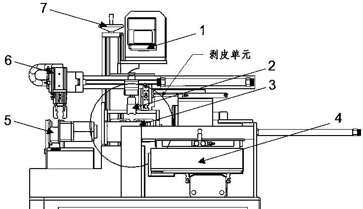 Peeling device and peeling method for cylindrical battery