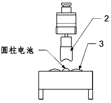 Peeling device and peeling method for cylindrical battery