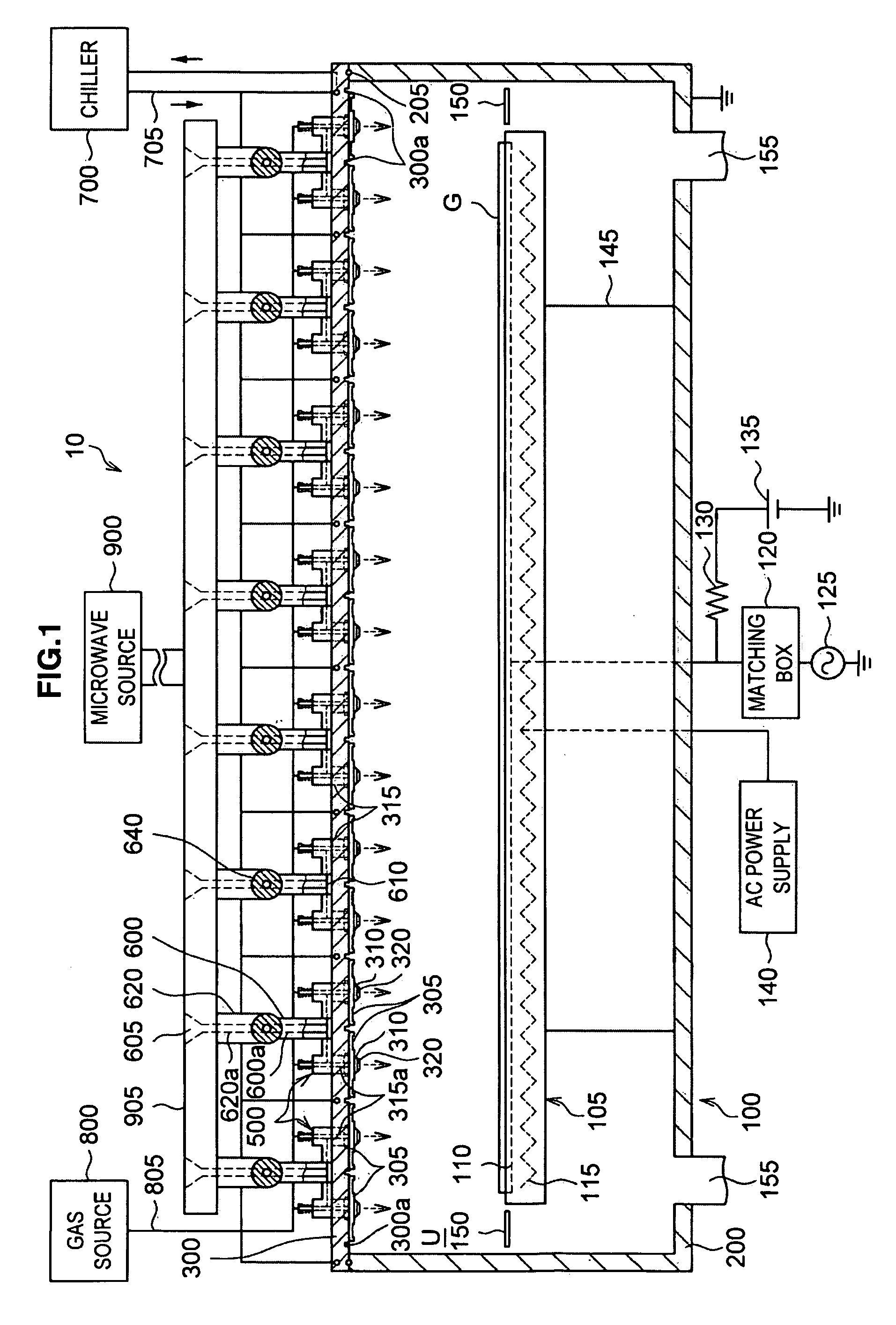 Plasma processing system, antenna, and use of plasma processing system