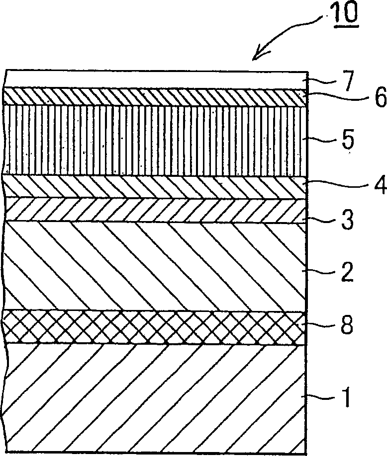 Perpendicular magnetic recording medium, production process thereof, and perpendicular magnetic recording and reproducing apparatus