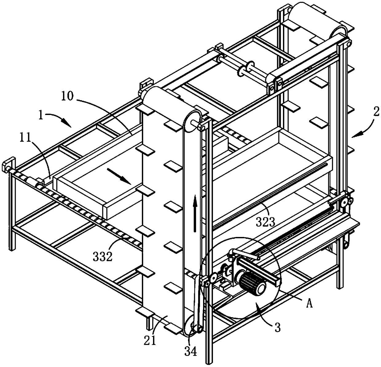 Automatic lip brick production system and production method of lip brick