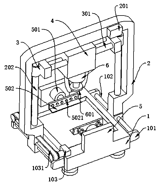 Plate paint-spraying device for building engineering decoration