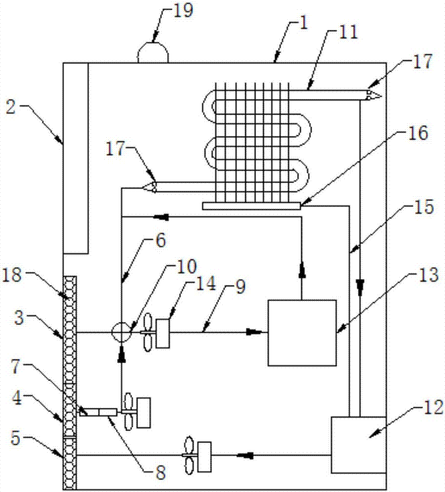 Ultra-thin independent control air conditioner