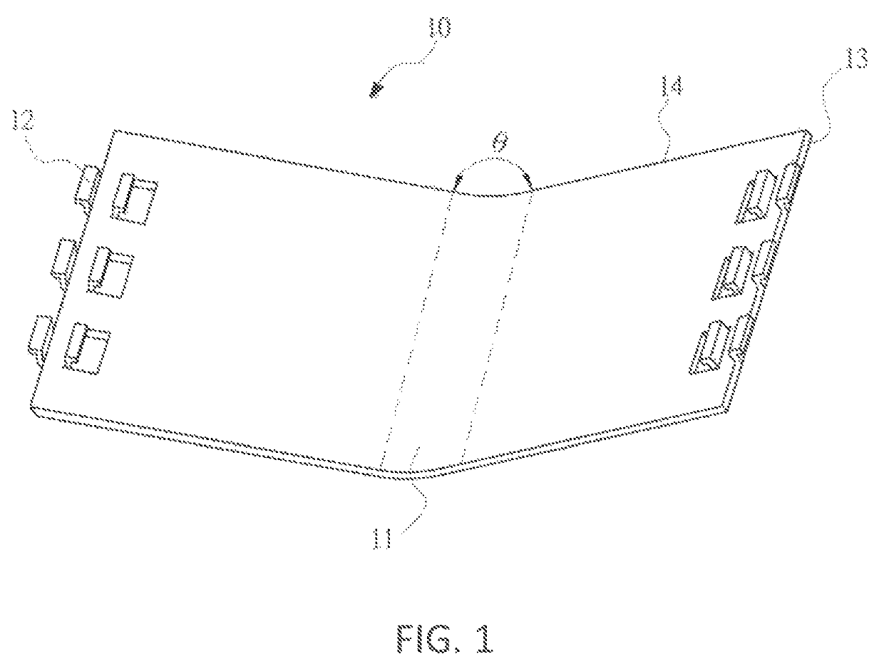 Curved bezel and curved display apparatus using the same