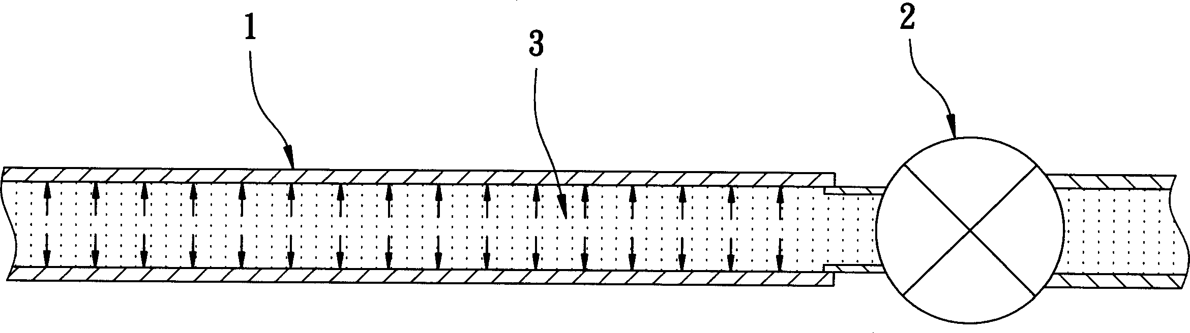 Hollow metal pipe twisting formation method
