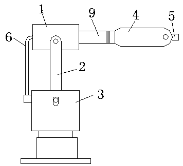 Surgical operation operating arm structure