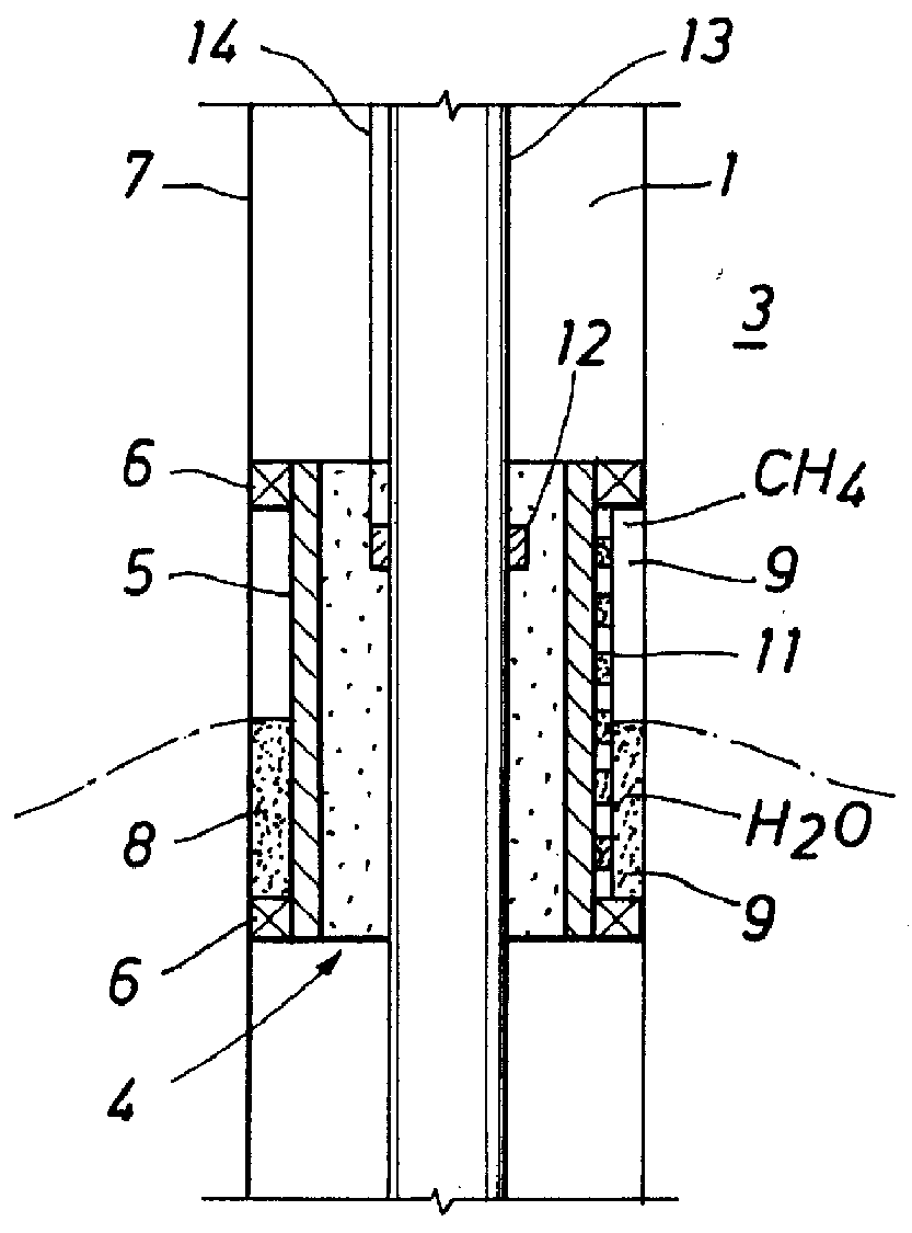 Downhole monitoring method and device