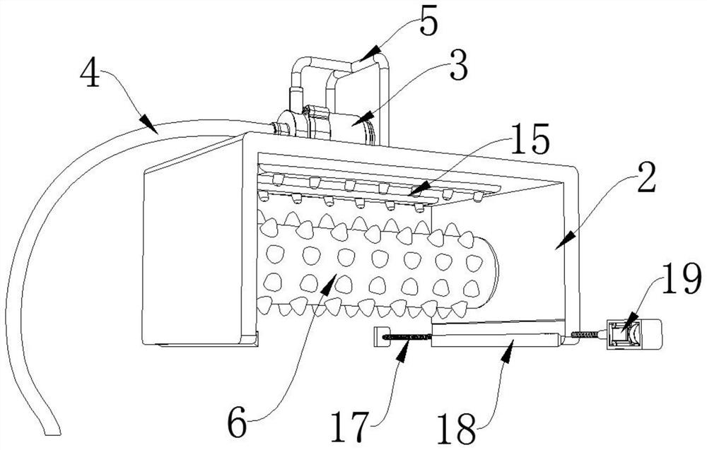 Flowing-type immersion-curing device applied to meat product processing
