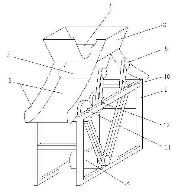 Transmission mechanism of toilet paper packing machine