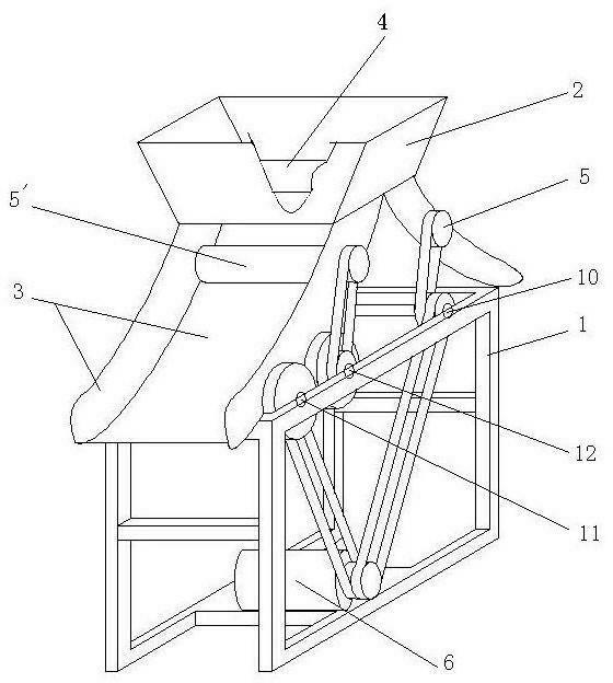 Transmission mechanism of toilet paper packing machine