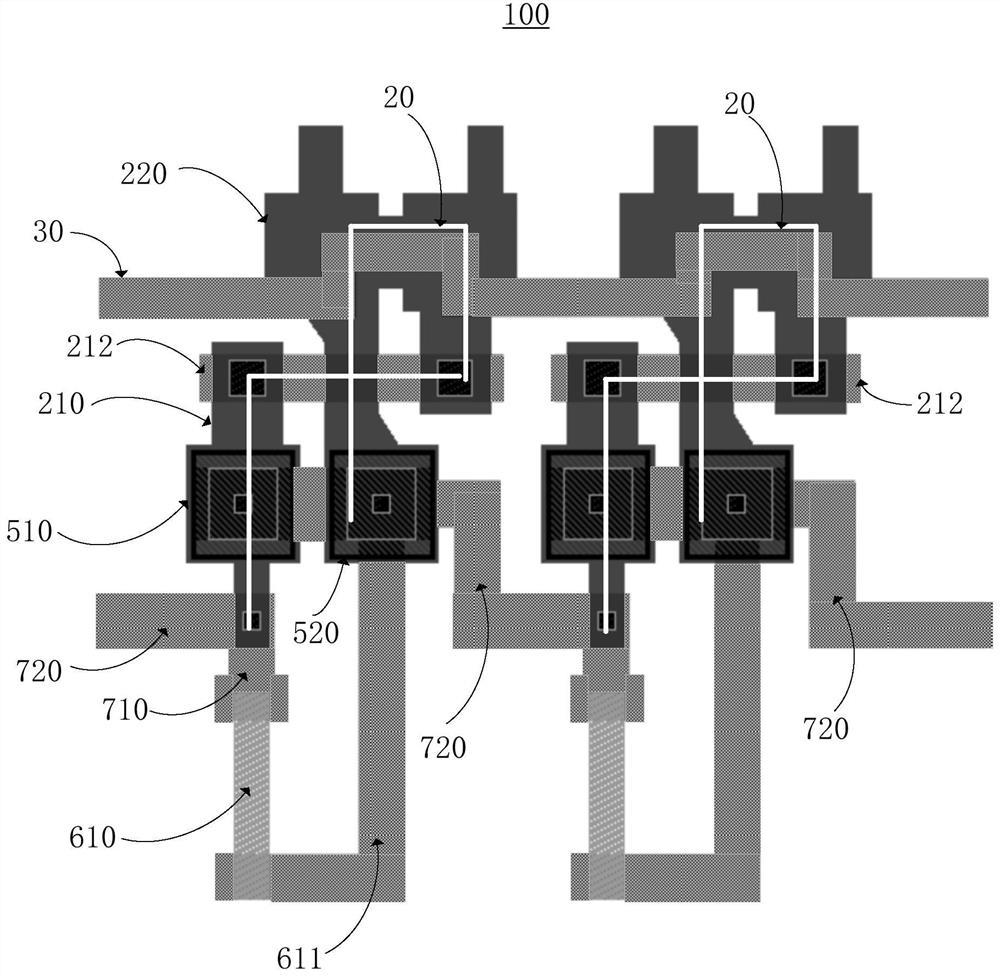 Superconducting magnetic flux excitation switch based on SQUID array, and preparation method thereof