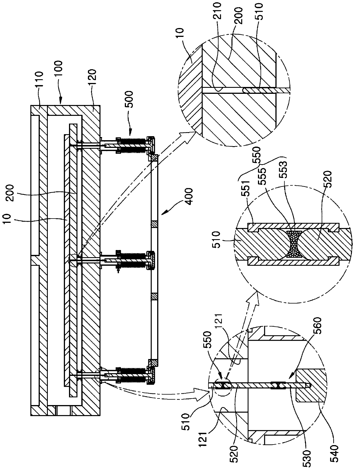 Substrate handling apparatus with lift pin assembly