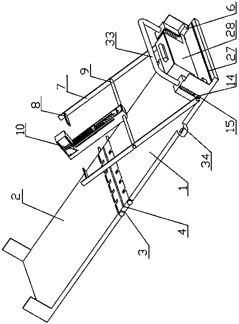 Paper middle booking and folding device