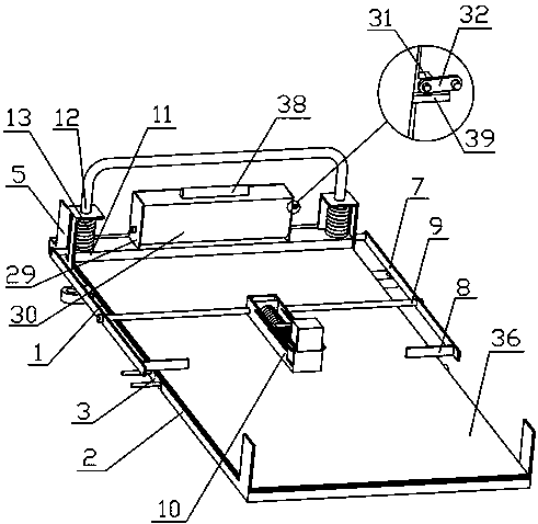 Paper middle booking and folding device