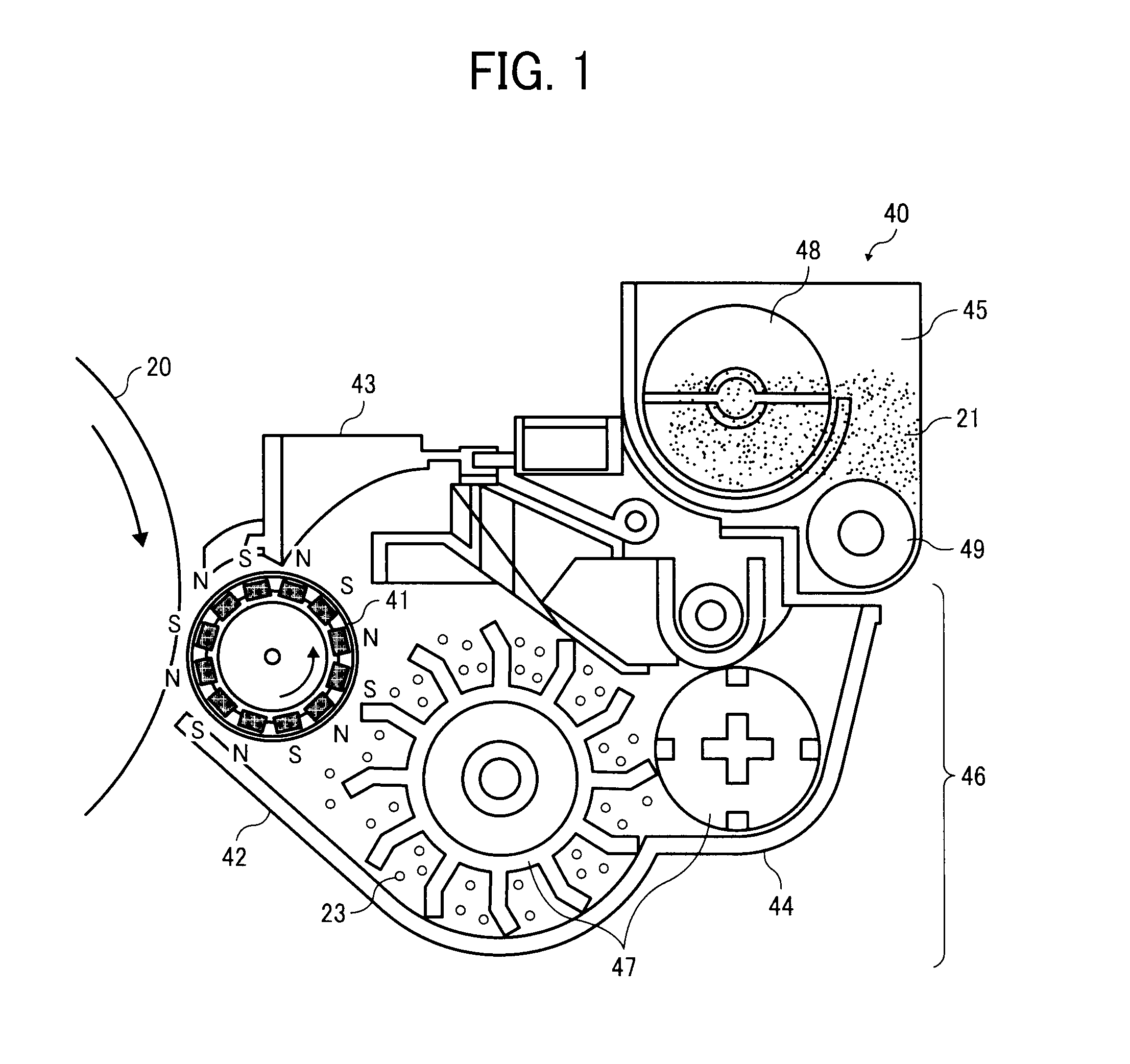 Contact developing method, image forming apparatus, and process cartridge