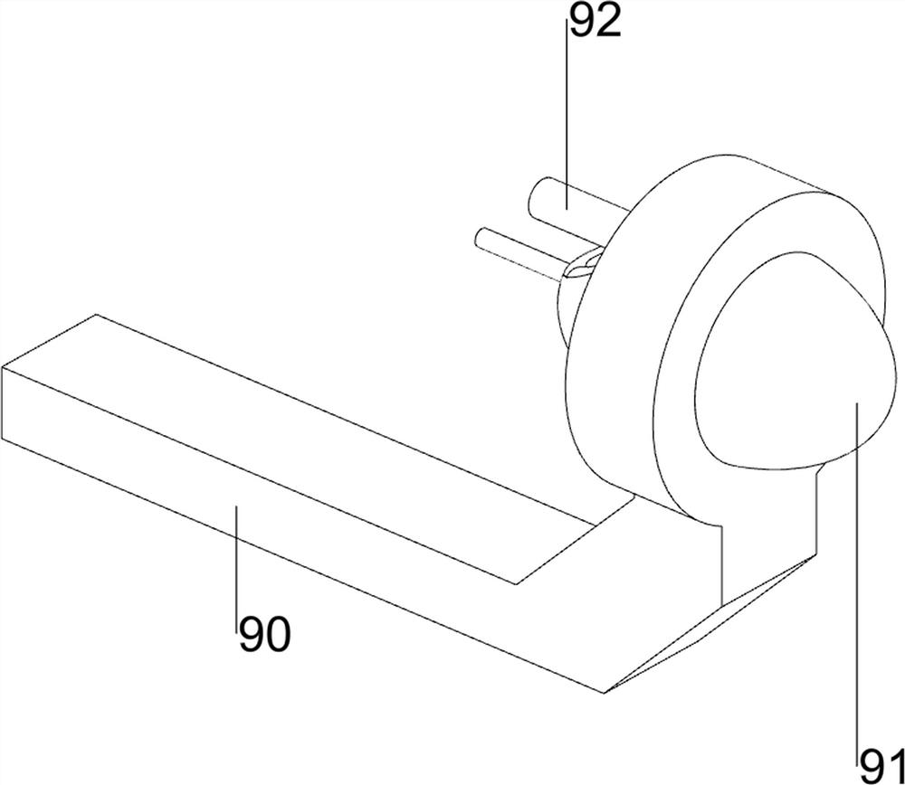 Anti-cracking paint brushing machine for square wooden dolls