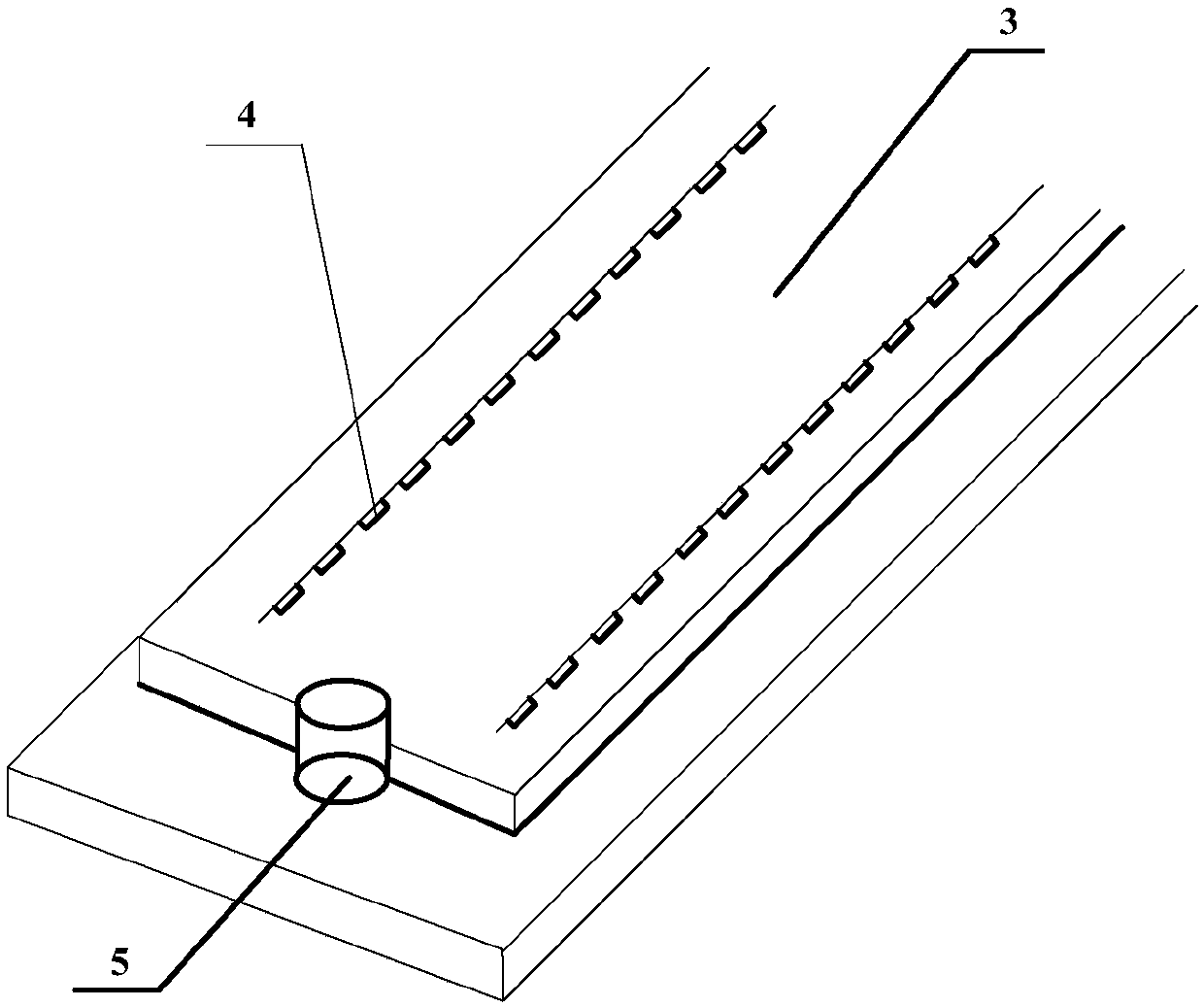 Track deformation adjusting device and magnetic levitation railway tracks applying same