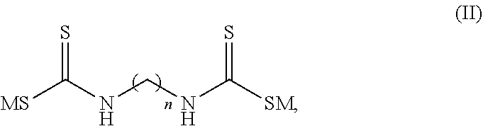 Compound heavy metal chelating agent containing dithiocarboxylate functionalized ethoxylated pentaerythritol core hyperbranched polymer