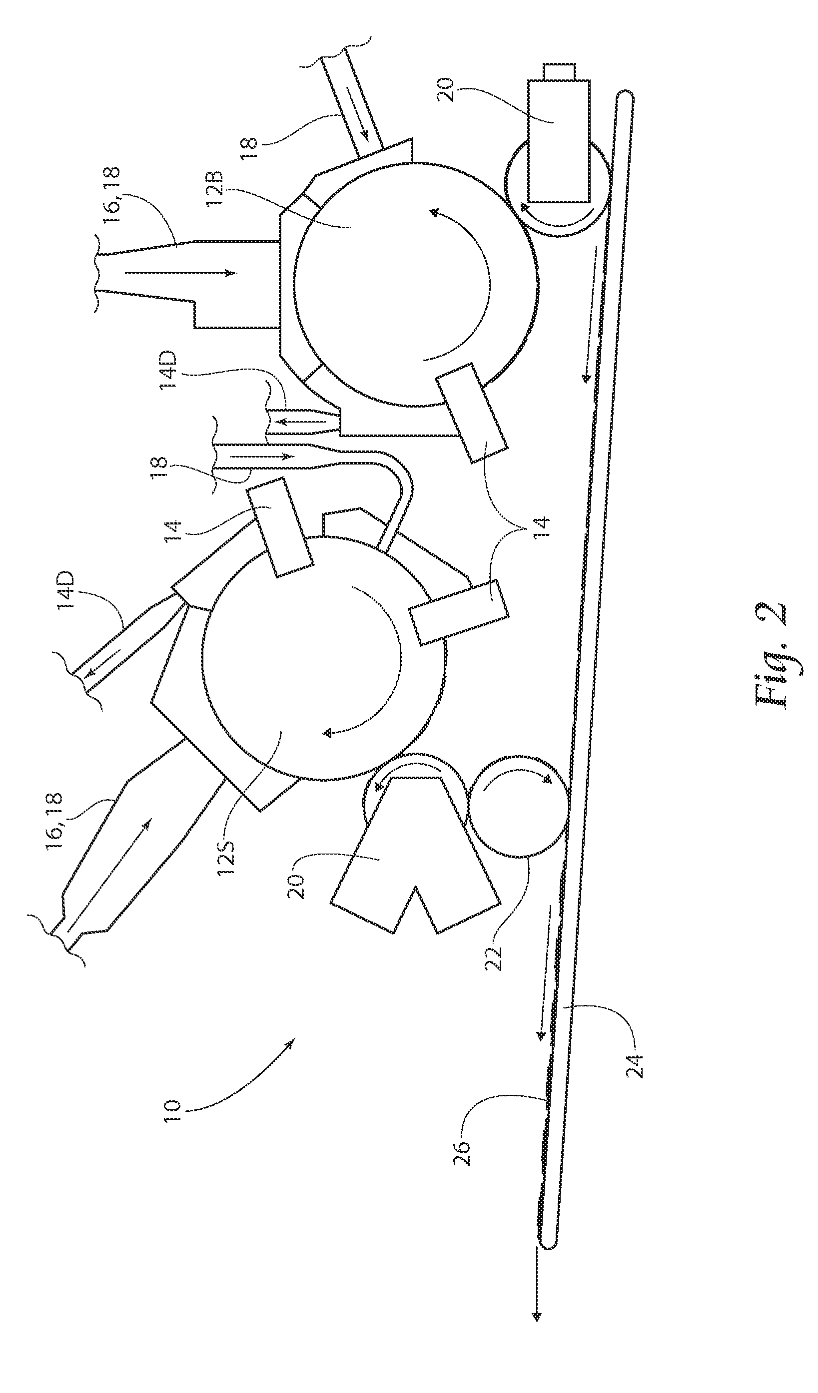 Apparatus and method for forming absorbent cores