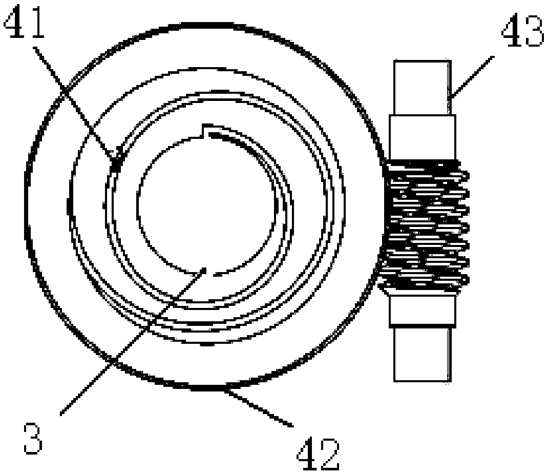 Spring resetting mechanism for electric actuator